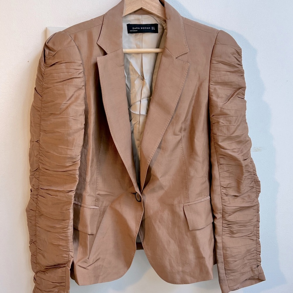 Zara dusty rose blazer M